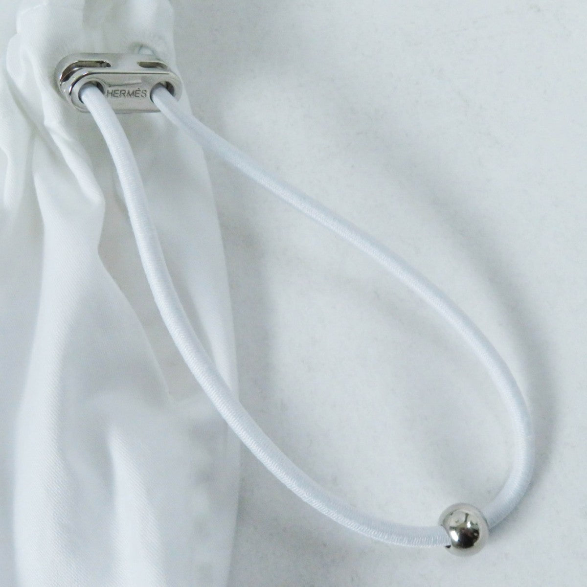 HERMES Long sleeve shirt 4H0638DV cotton white 36