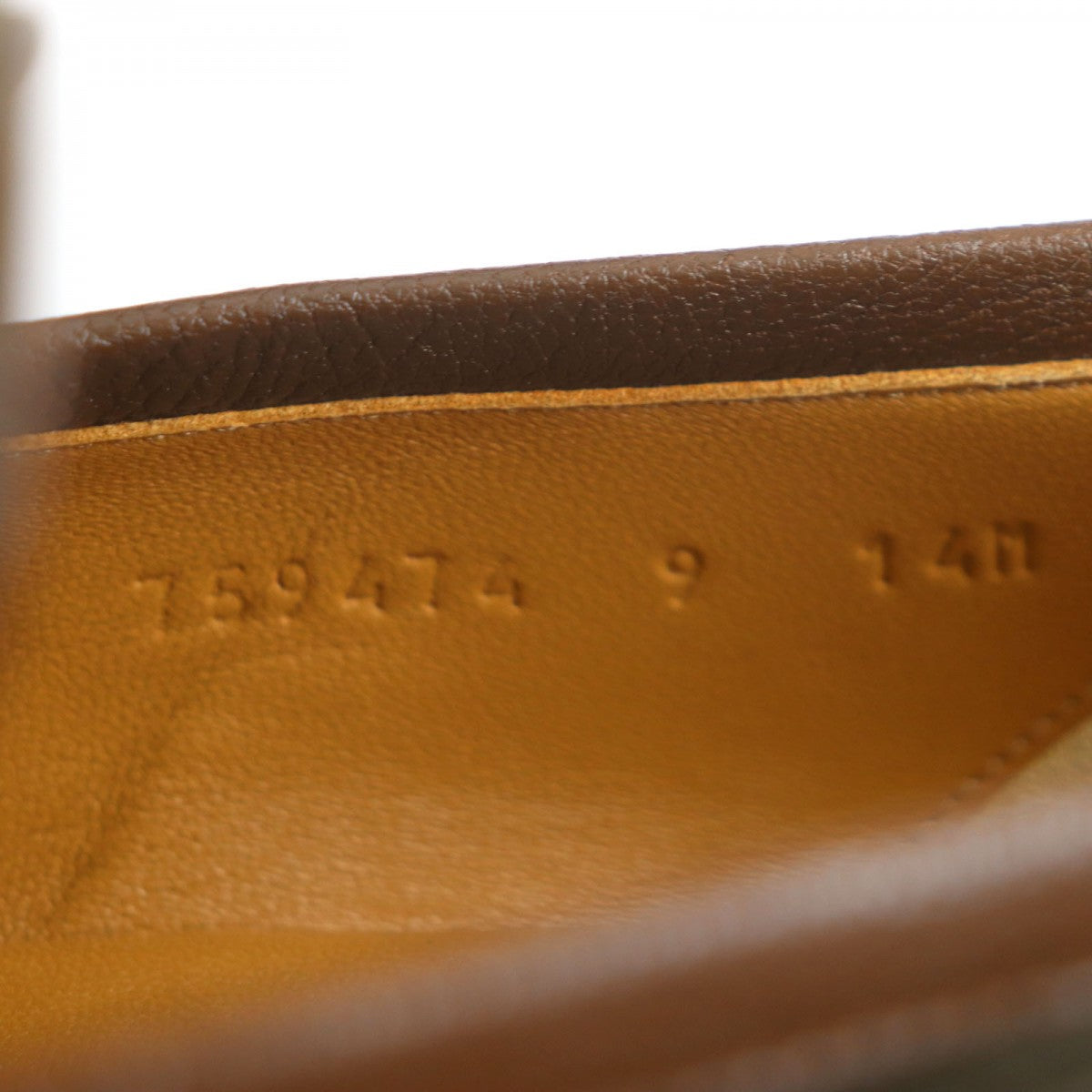 GUCCI loafers 759474 Corduroy Brown 9