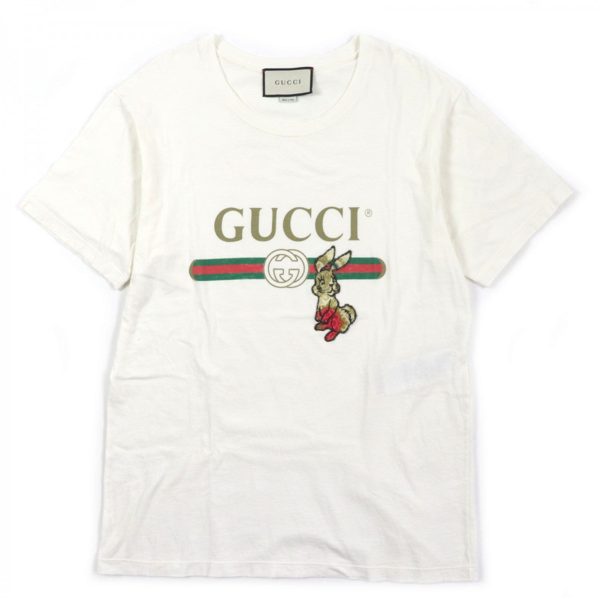 GUCCI Short sleeve T-shirt 493117 cotton white S