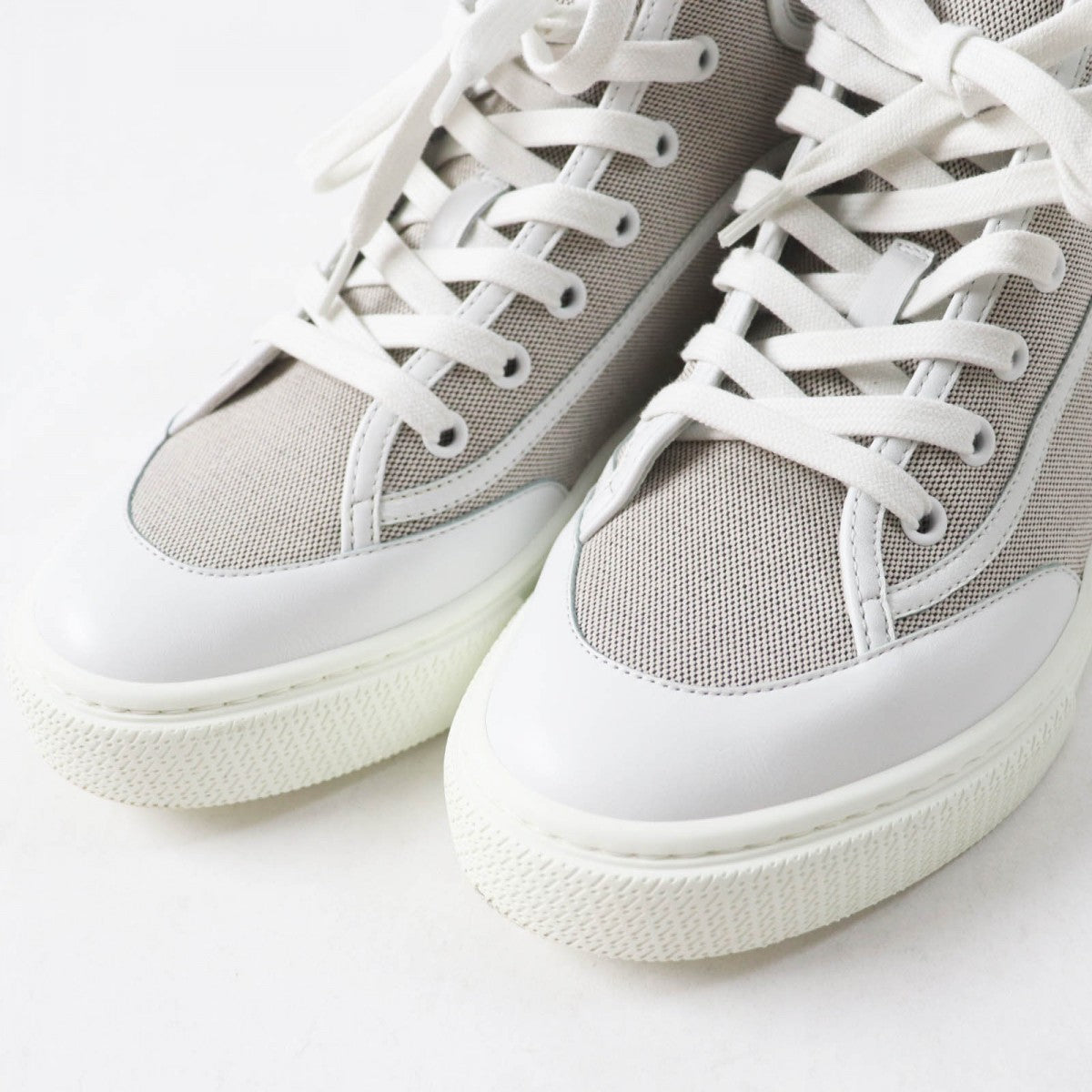 HERMES High cut sneakers 231028Z Tower ash gray GET UP 37.5