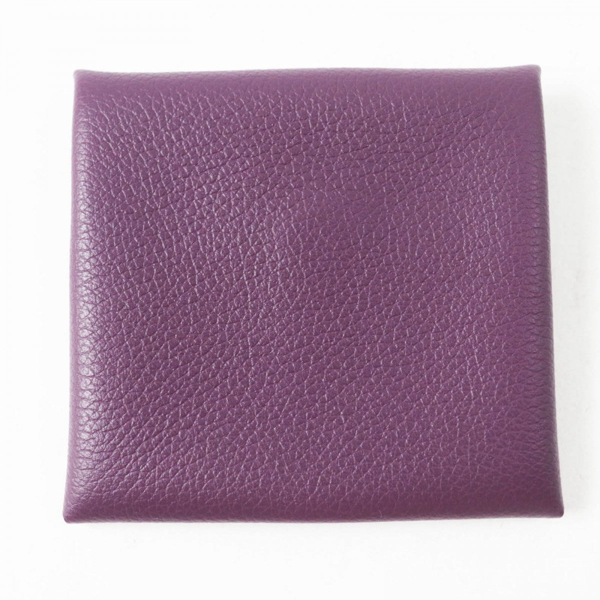 HERMES Coin case Evercolor purple BASTIA VERSO Bastia Verso