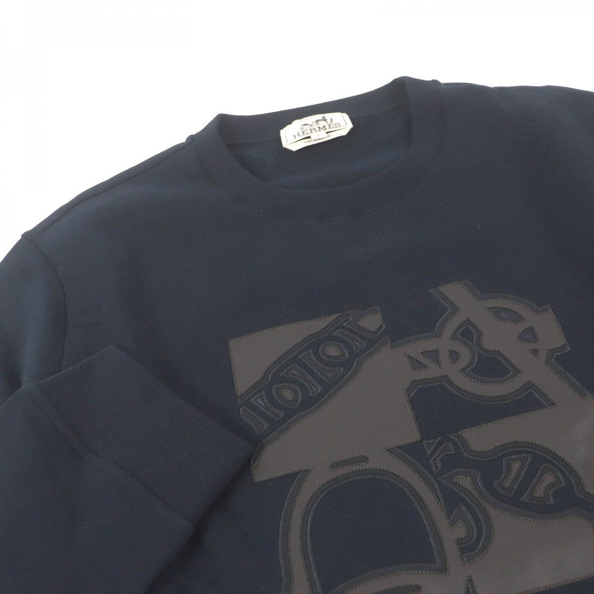HERMES sweat H467810HA01SM cotton Marin Metally O'Calle