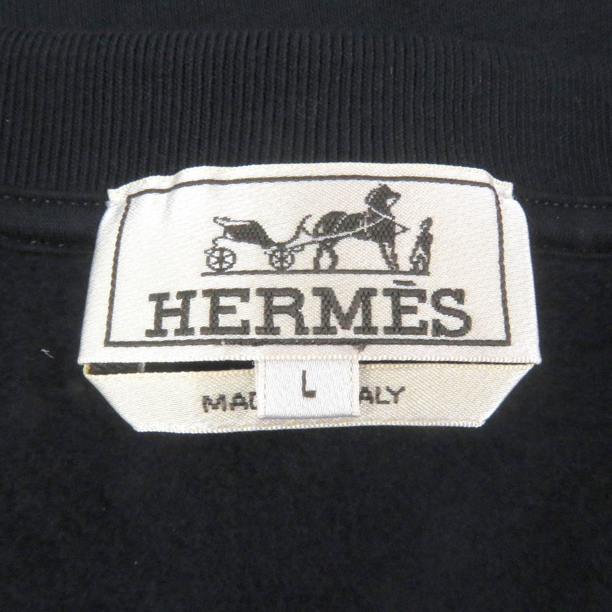 HERMES sweat H467810HA01SM cotton Marin Metally O'Calle
