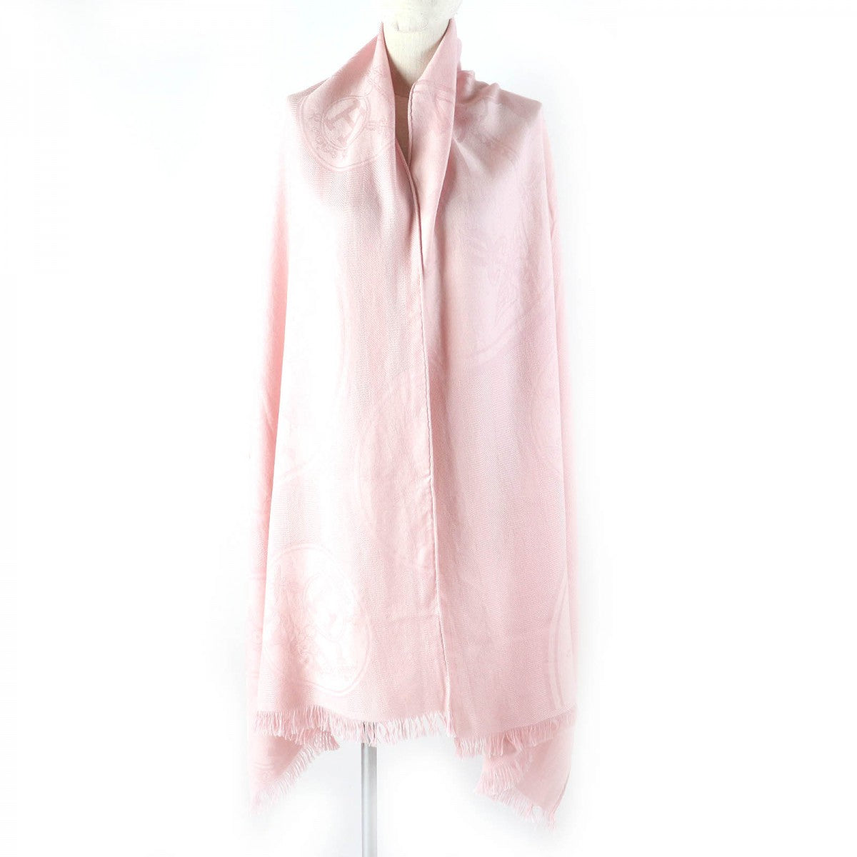 HERMES Stall cashmere pink New Libris