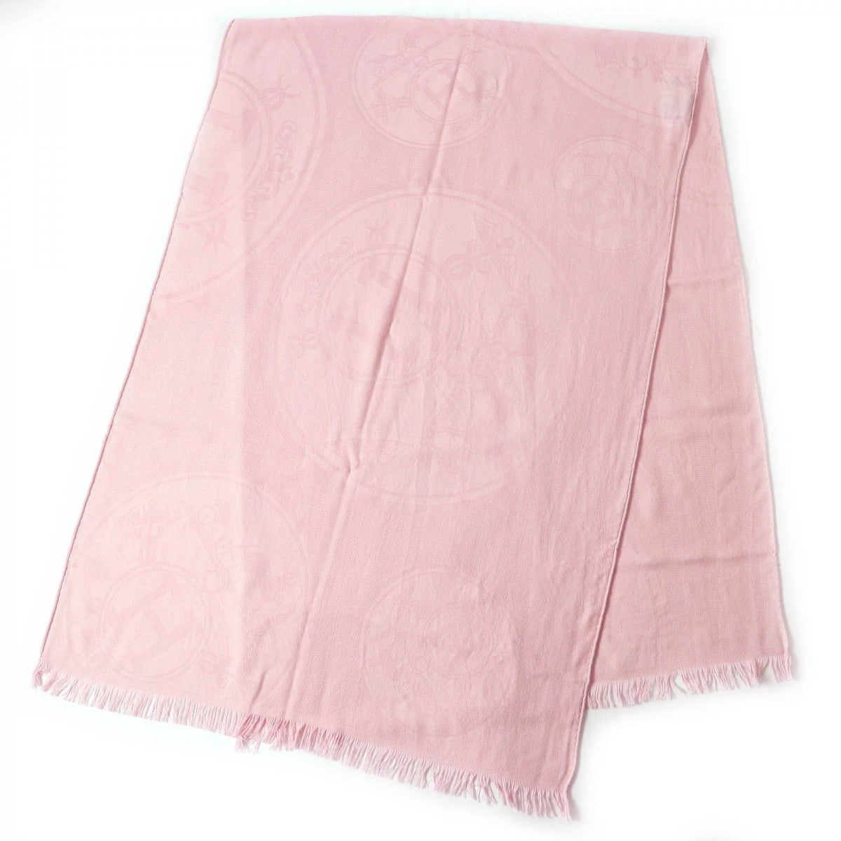 HERMES Stall cashmere pink New Libris