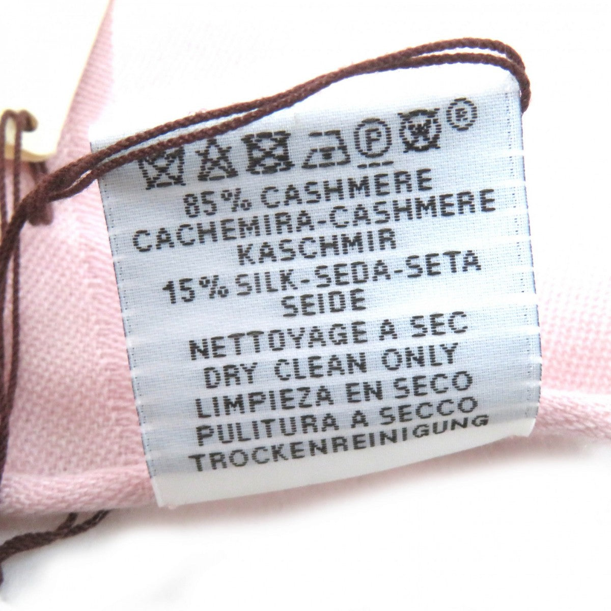 HERMES Stall cashmere pink New Libris