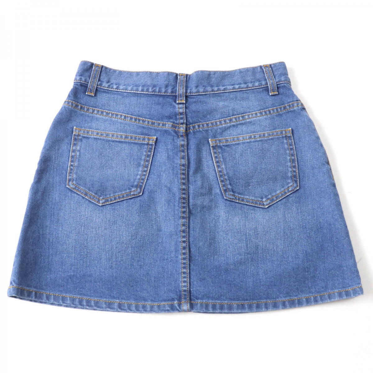 GUCCI Mini skirt 456973 cotton Indigo 42