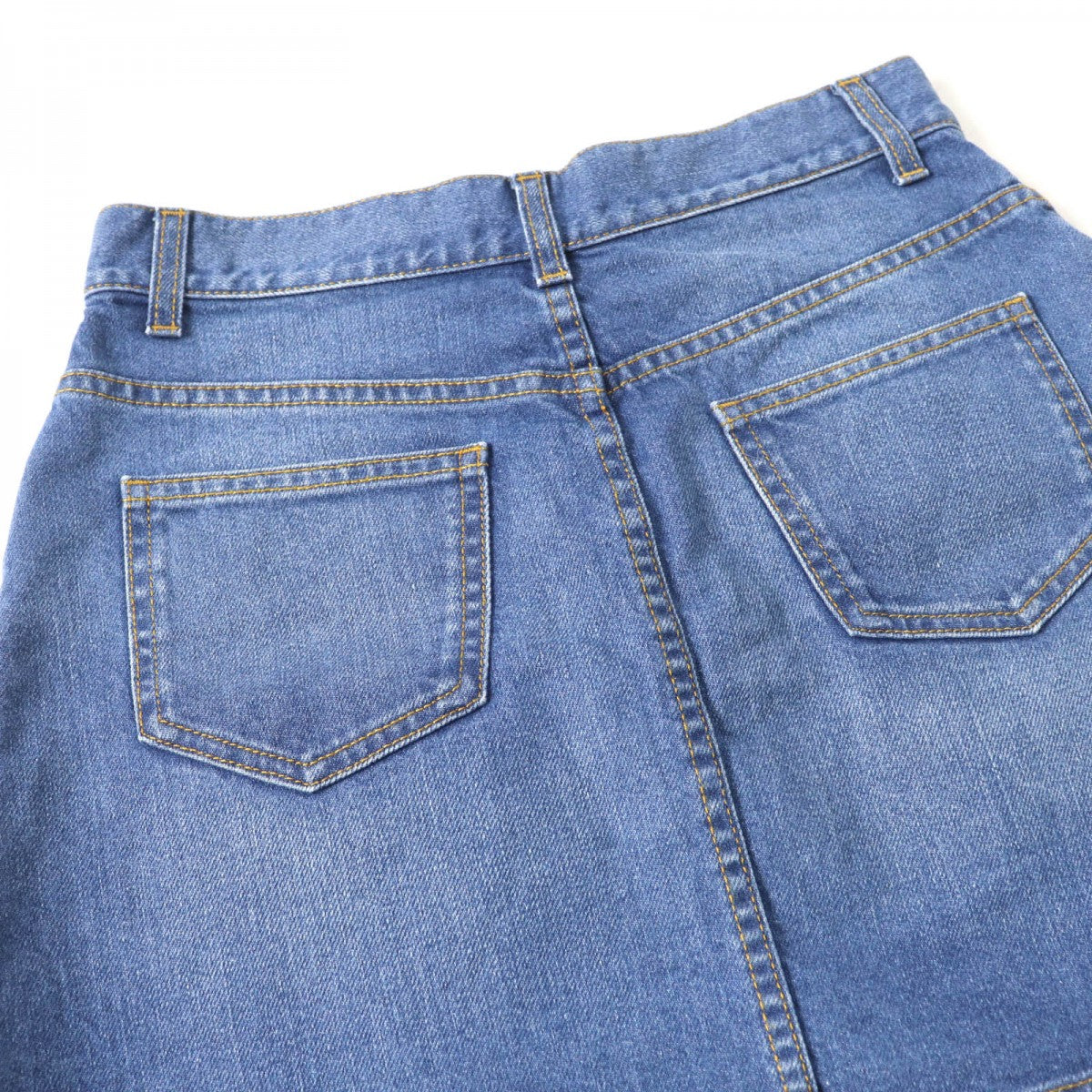 GUCCI Mini skirt 456973 cotton Indigo 42