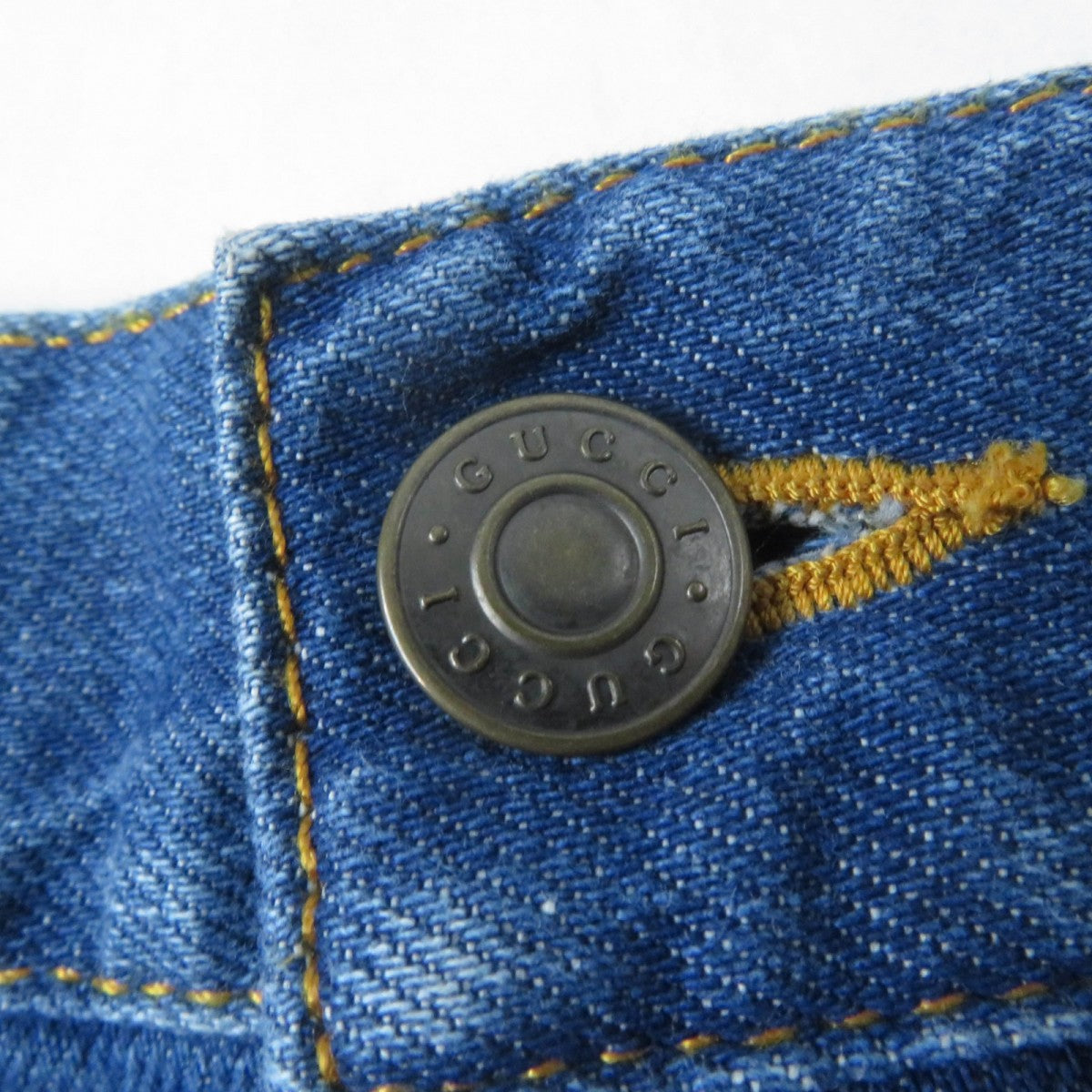GUCCI Mini skirt 456973 cotton Indigo 42