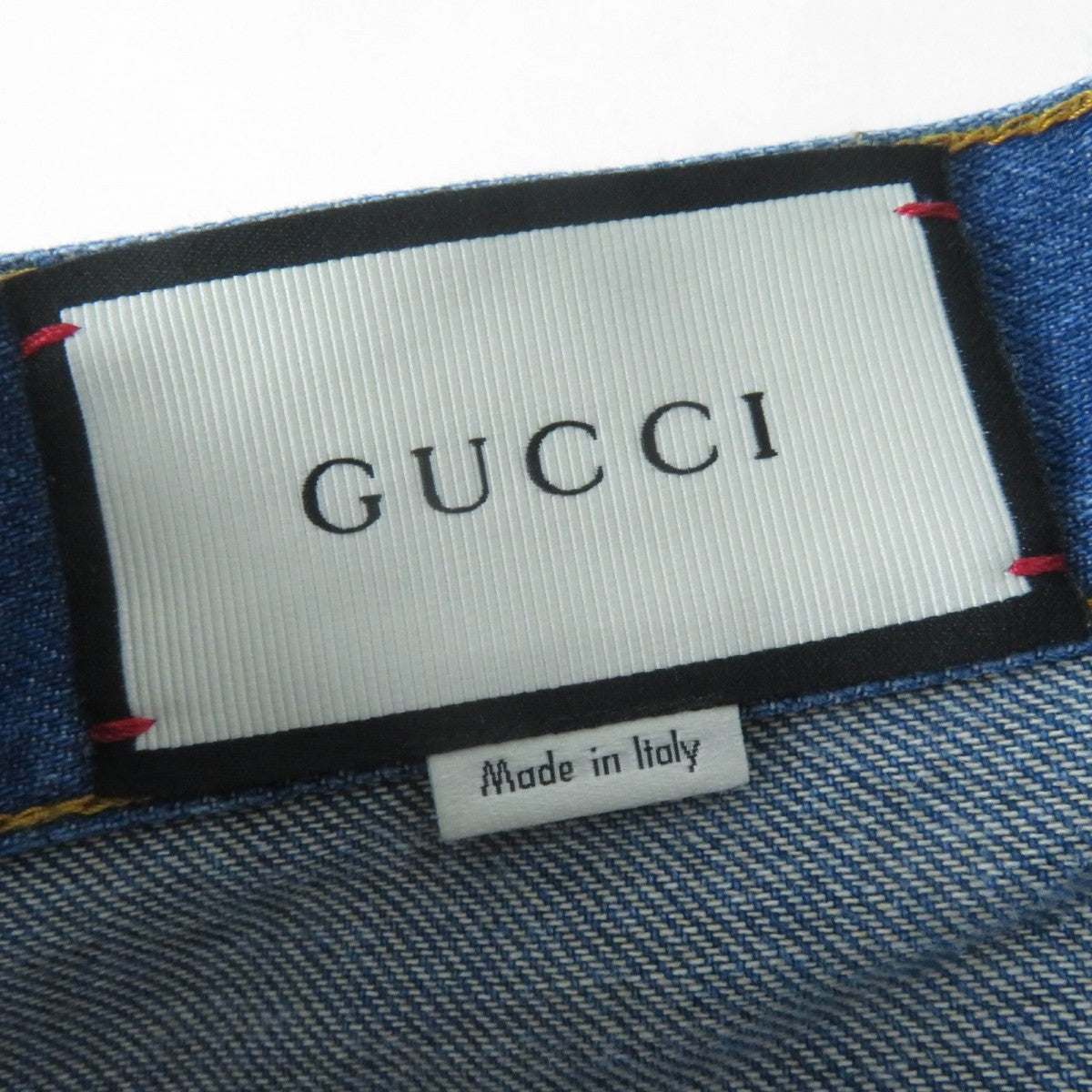 GUCCI Mini skirt 456973 cotton Indigo 42