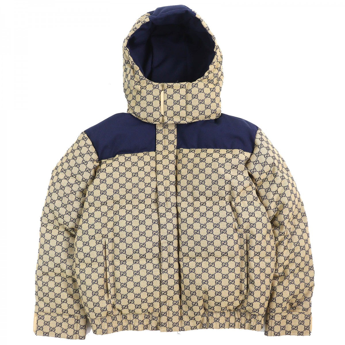 GUCCI Down jacket 715535 cotton Beige navy 48