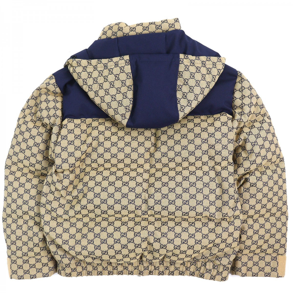 GUCCI Down jacket 715535 cotton Beige navy 48
