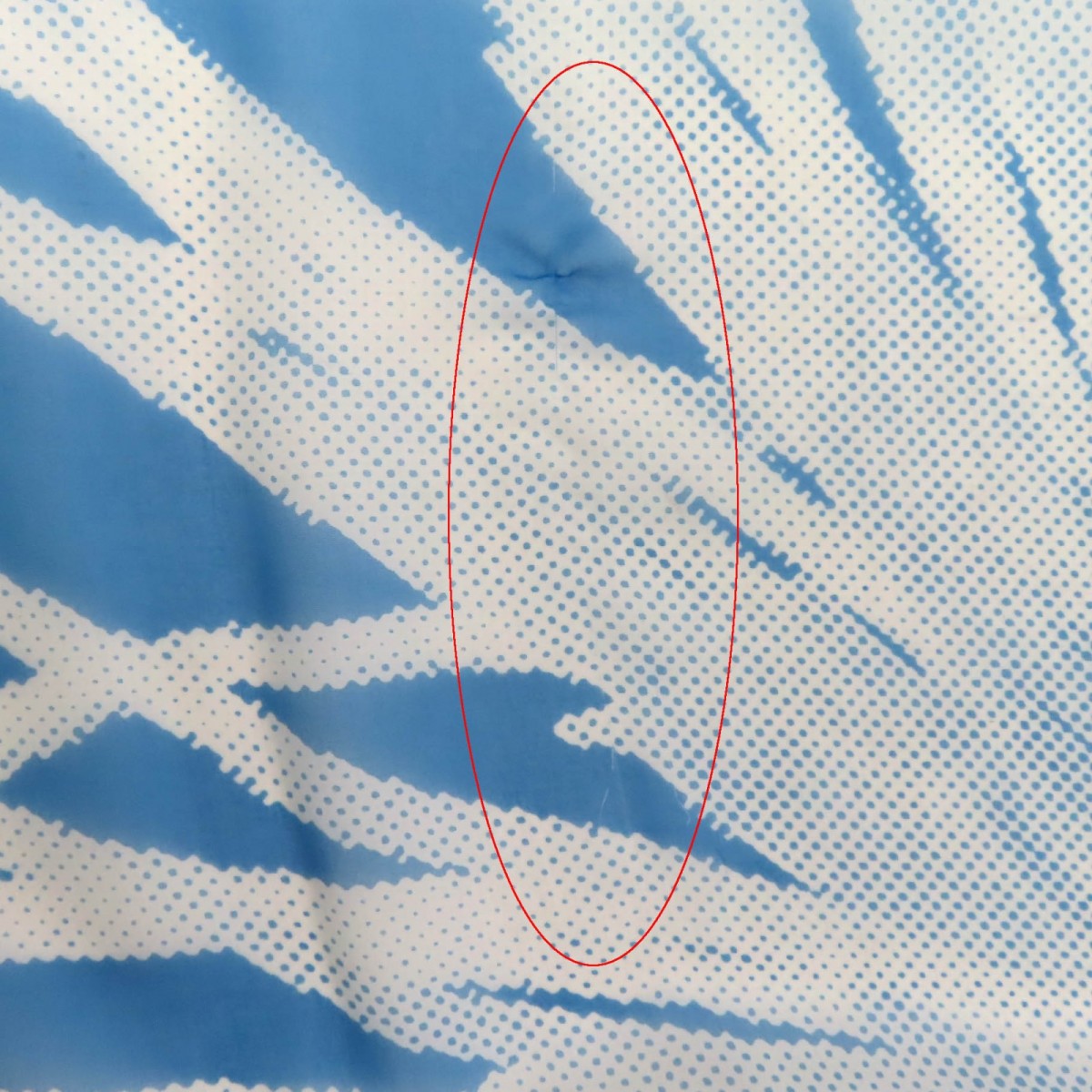 HERMES scarf silk Blue white Carre90