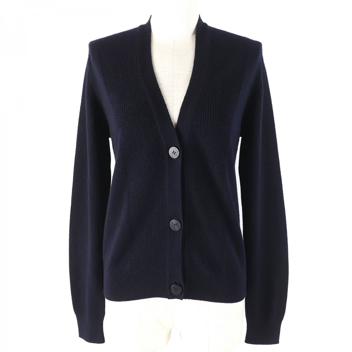 HERMES cardigan 4E2701D1 cashmere Dark navy 38