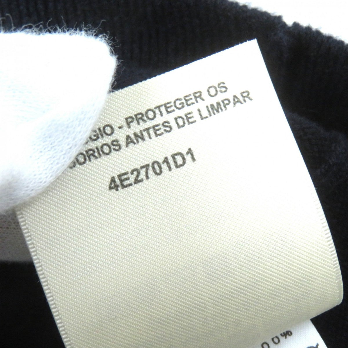 HERMES cardigan 4E2701D1 cashmere Dark navy 38