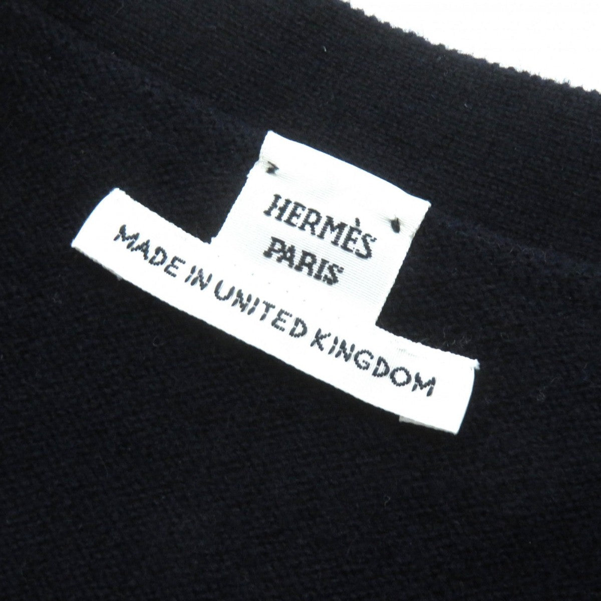 HERMES cardigan 4E2701D1 cashmere Dark navy 38