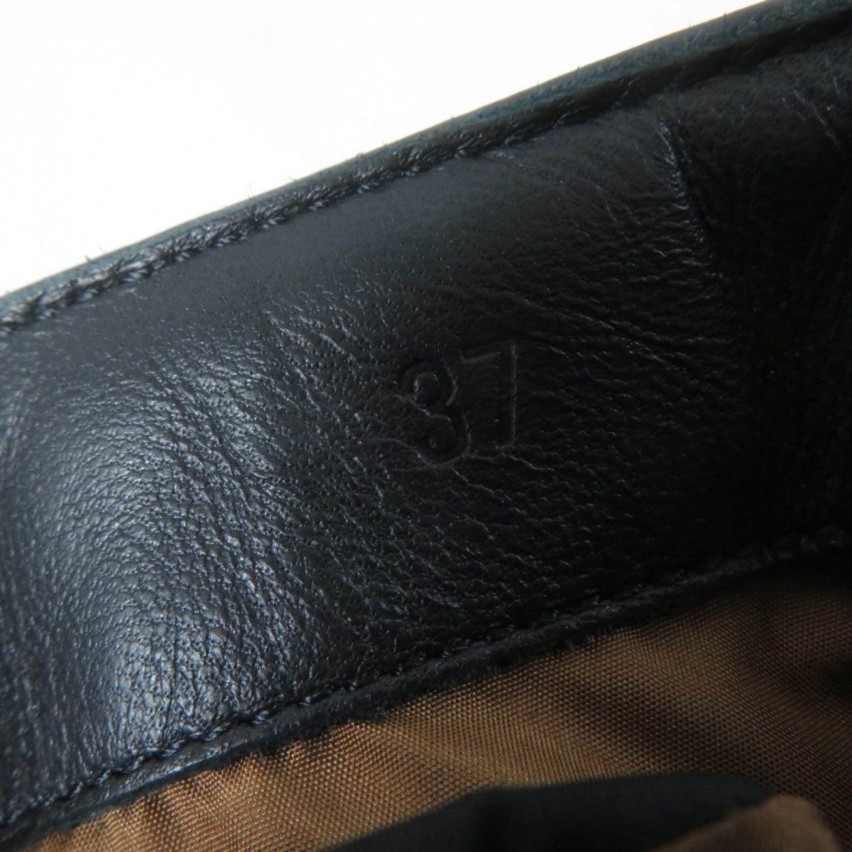 HERMES short boots Parachute Fabric , Leather black fresh 37