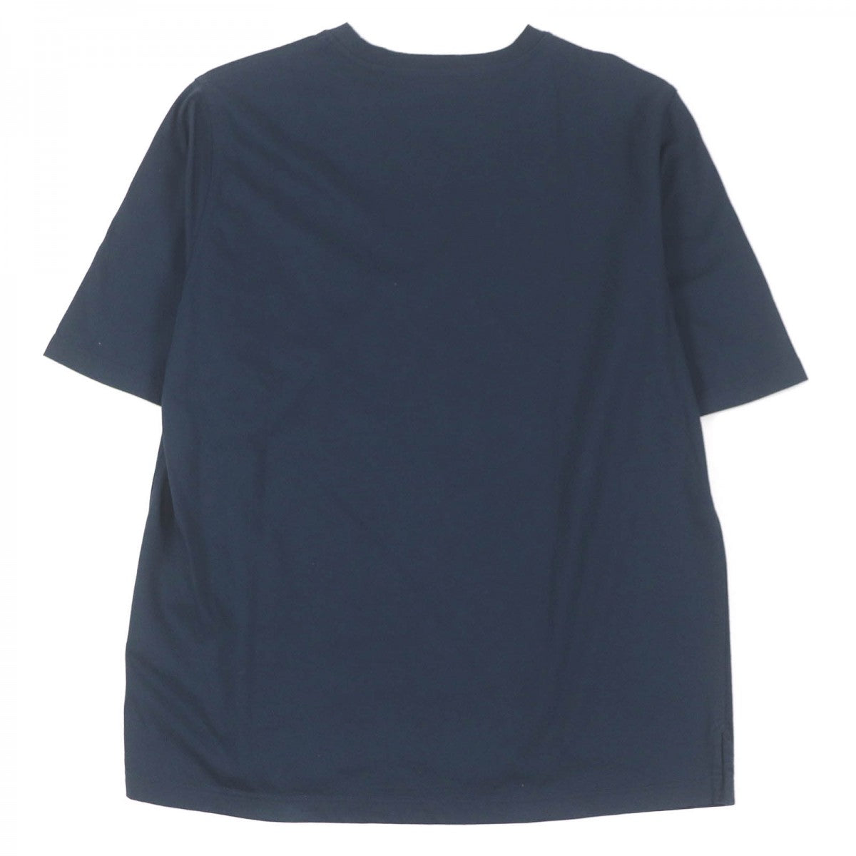 HERMES Short sleeve T-shirt cotton Navy Puzzle Eskettle XS