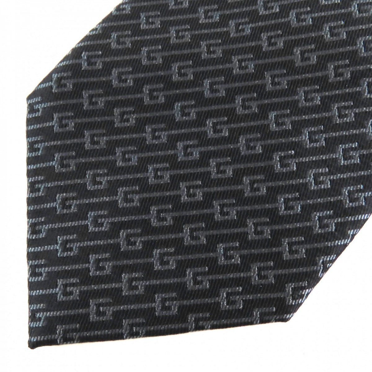 GUCCI tie silk Dark brown gray