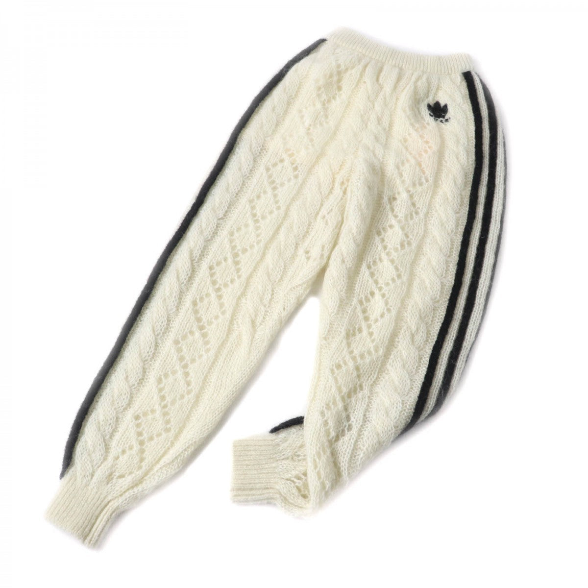GUCCI Pants 721504 mohair Ivory black XS