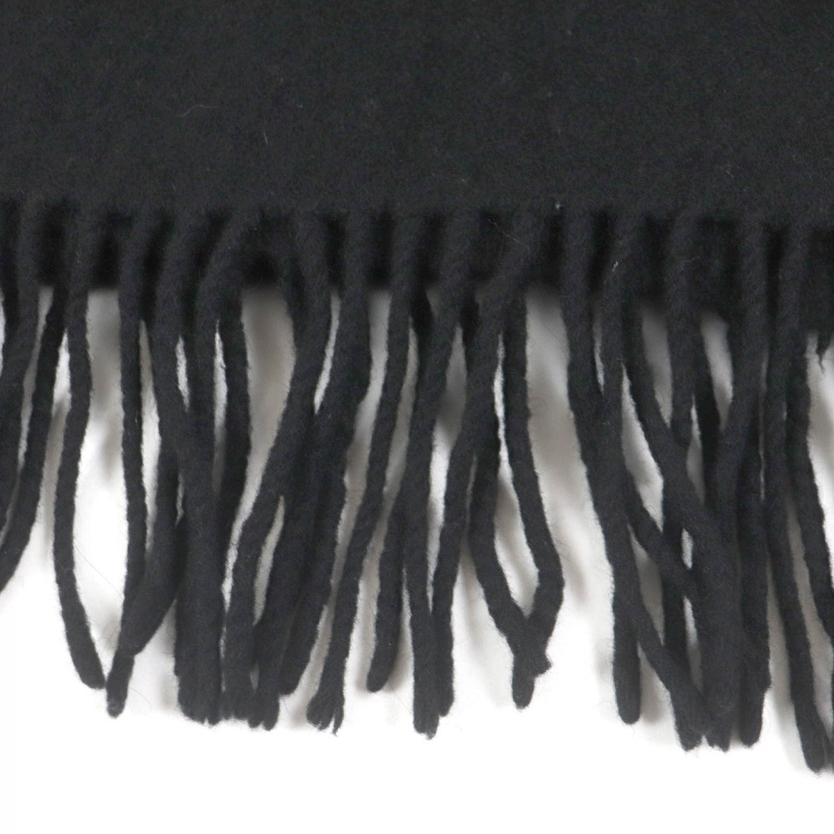HERMES Scarf cashmere black