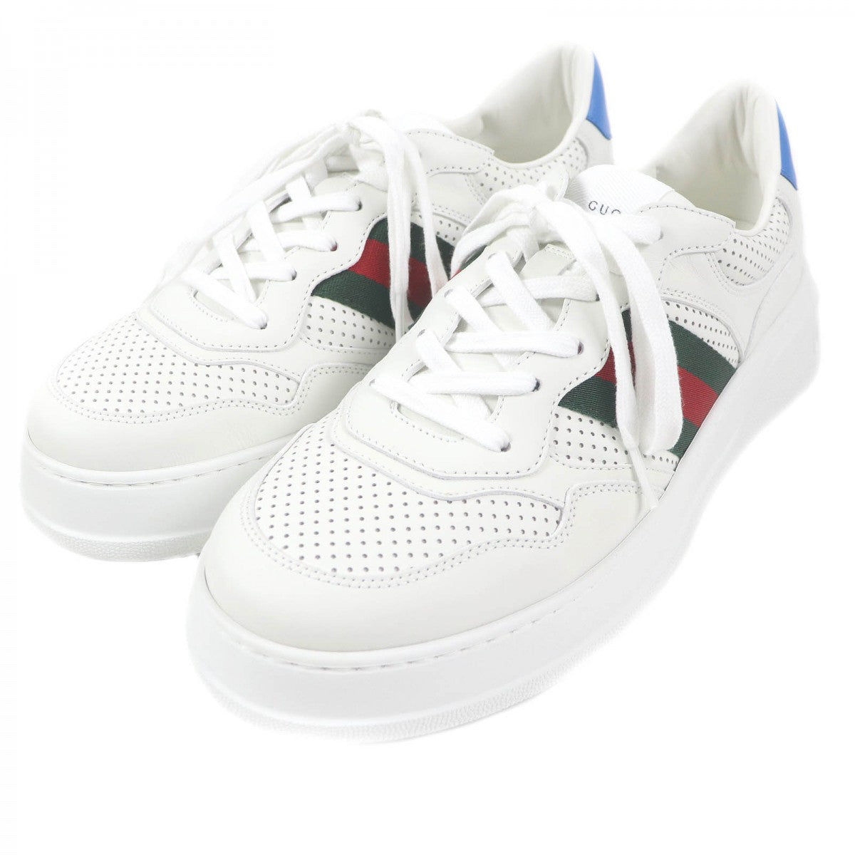 GUCCI Low cut sneakers 669698 leather white 10.5