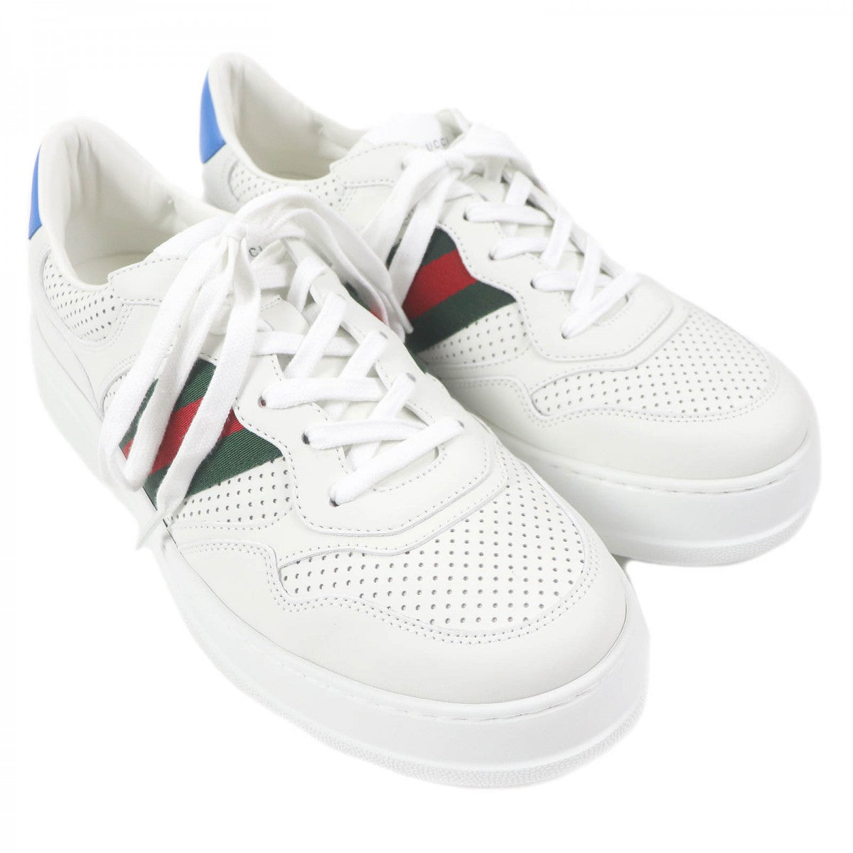 GUCCI Low cut sneakers 669698 leather white 10.5