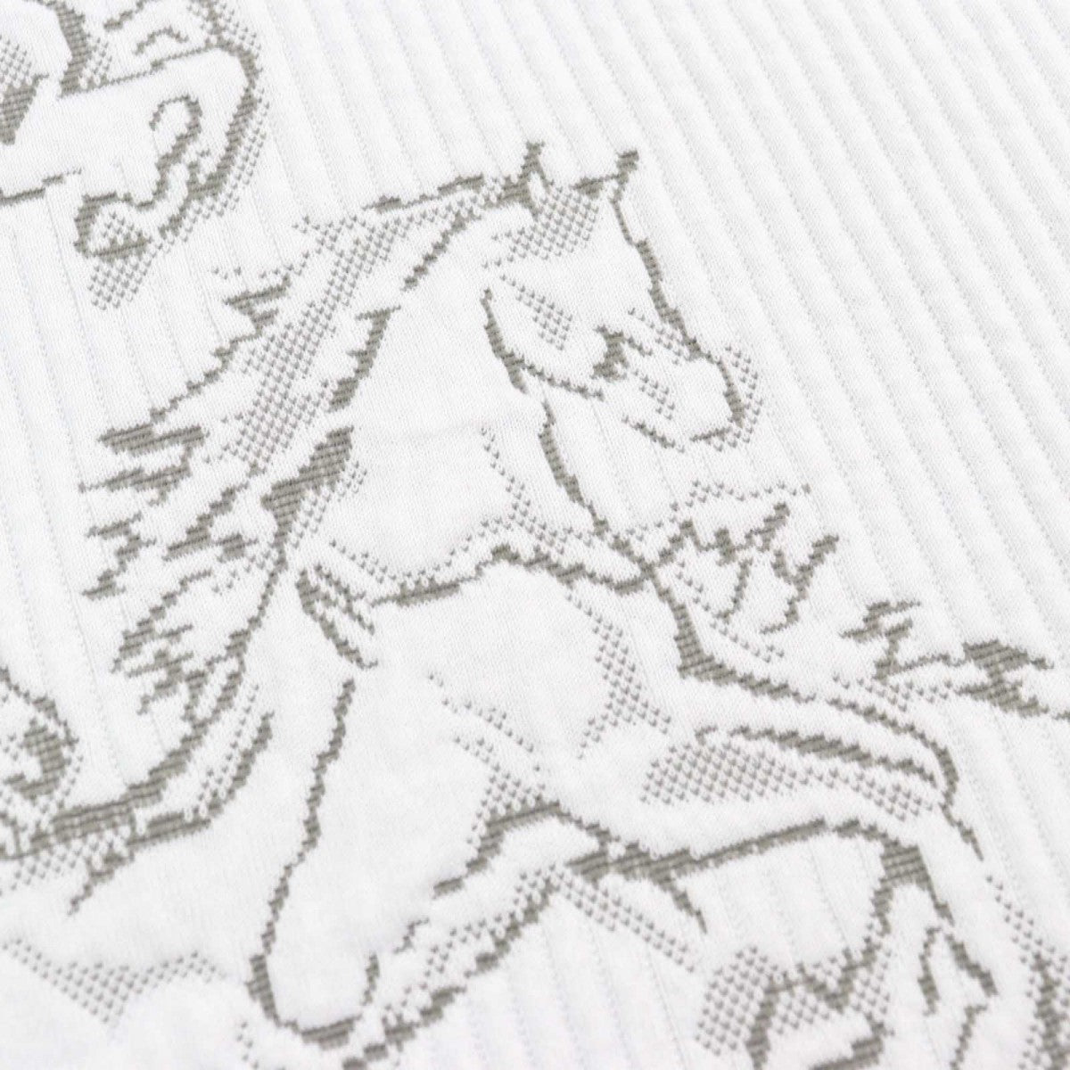 HERMES Short sleeve T-shirt cotton White type Cavalcade S