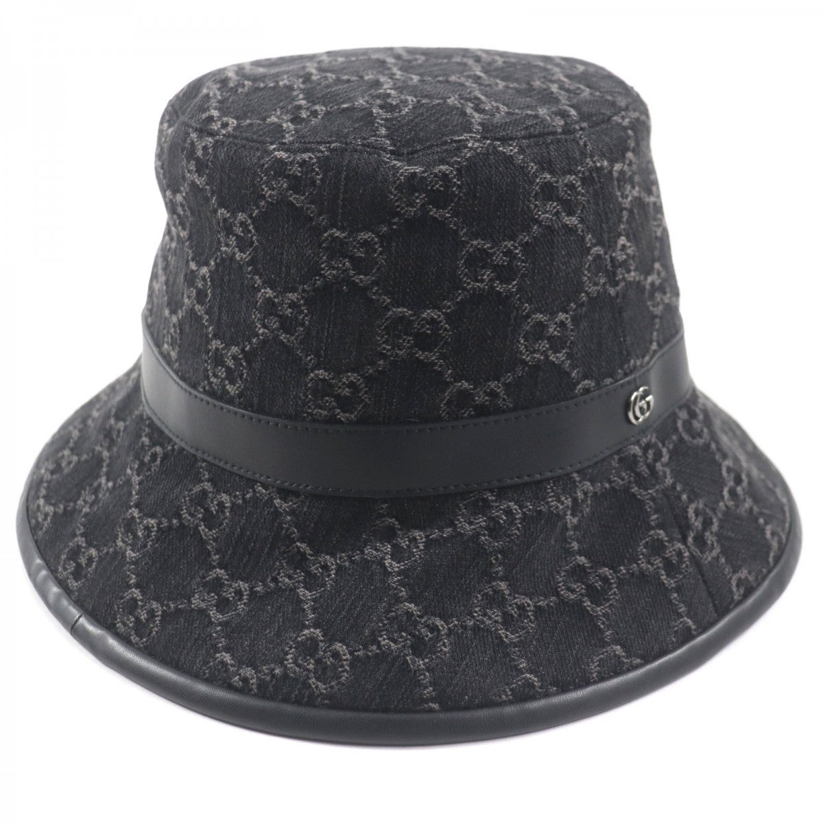 GUCCI hat 768647 cotton black L