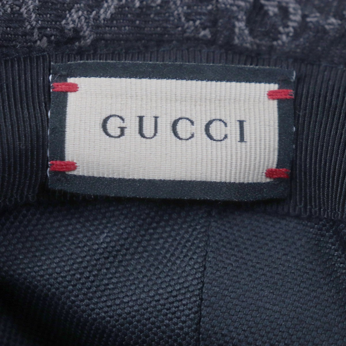 GUCCI hat 768647 cotton black L