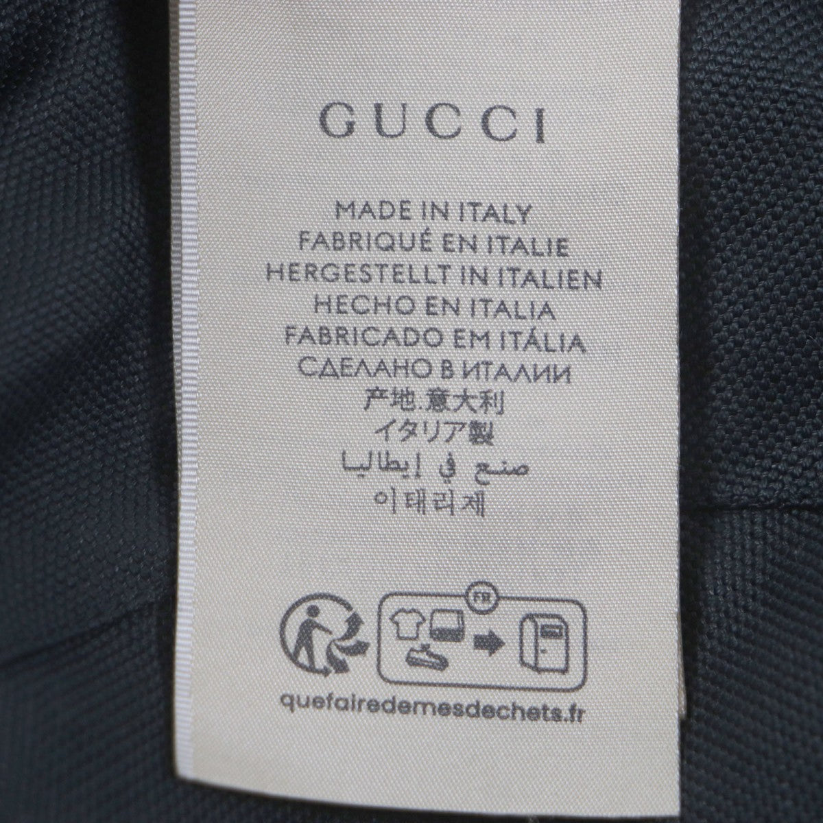 GUCCI hat 768647 cotton black L