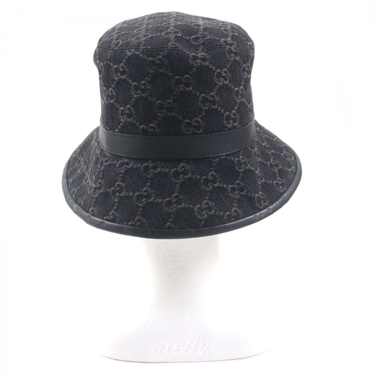 GUCCI hat 768647 cotton black L