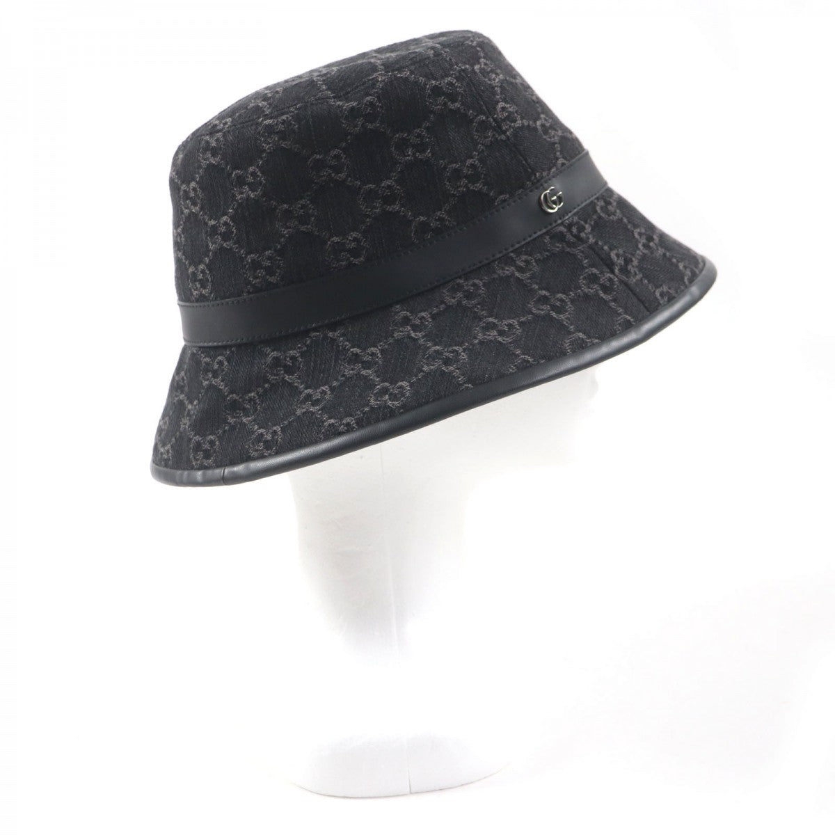 GUCCI hat 768647 cotton black L