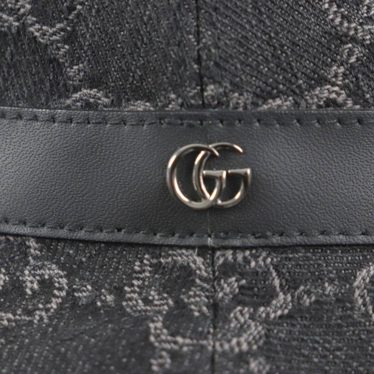 GUCCI hat 768647 cotton black L