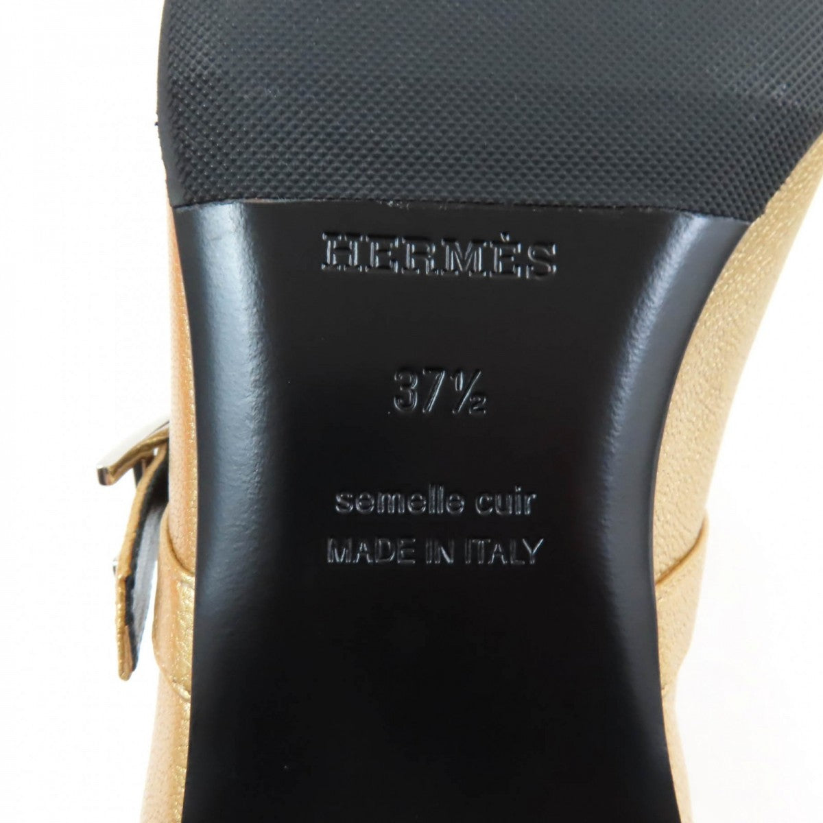 HERMES Ballet shoes leather Dore Jane 37.5