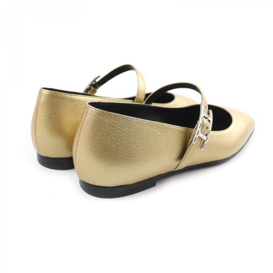HERMES Ballet shoes leather Dore Jane 37.5