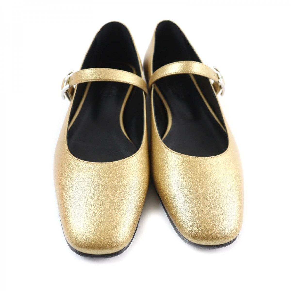 HERMES Ballet shoes leather Dore Jane 37.5