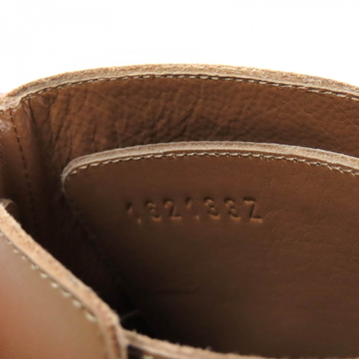 HERMES short boots leather Brown Neo 37.5