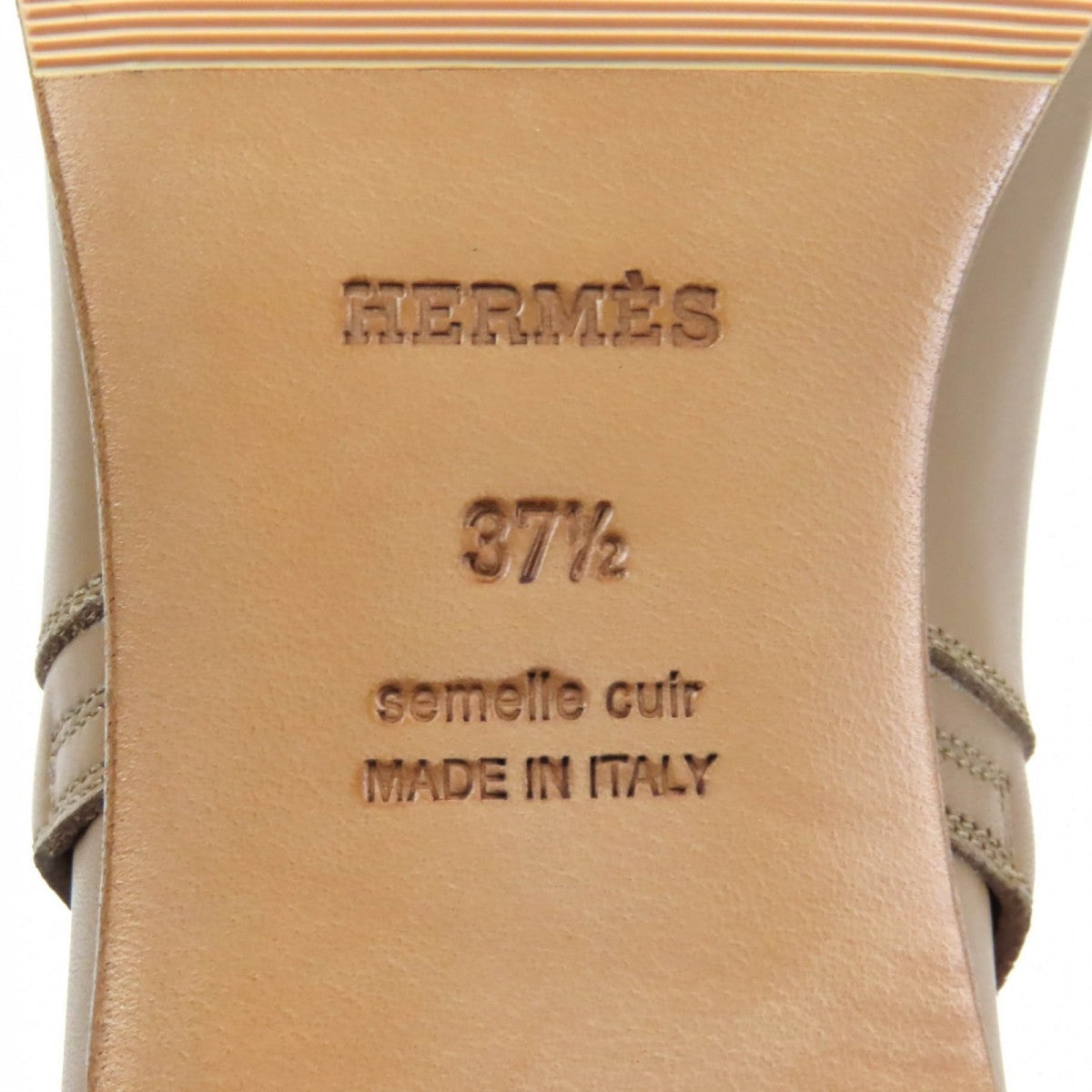 HERMES short boots leather Brown Neo 37.5