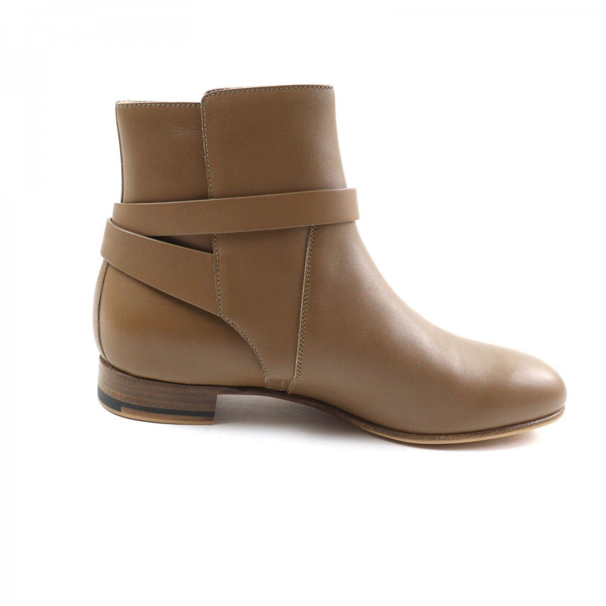 HERMES short boots leather Brown Neo 37.5