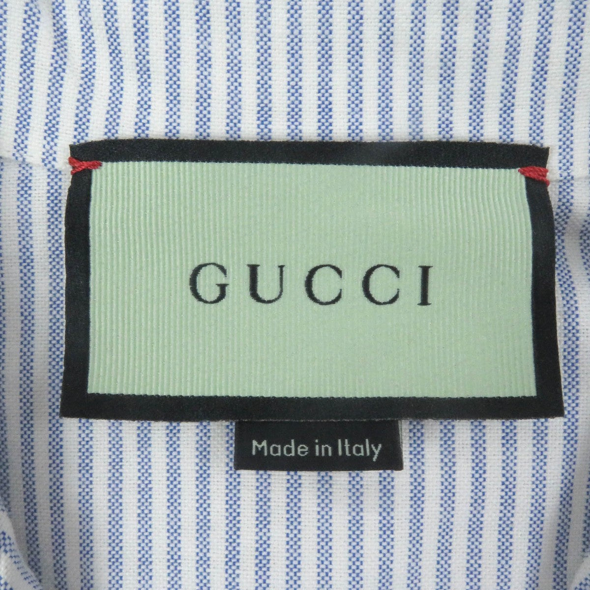 GUCCI Short sleeve shirt 663637 cotton blue 44
