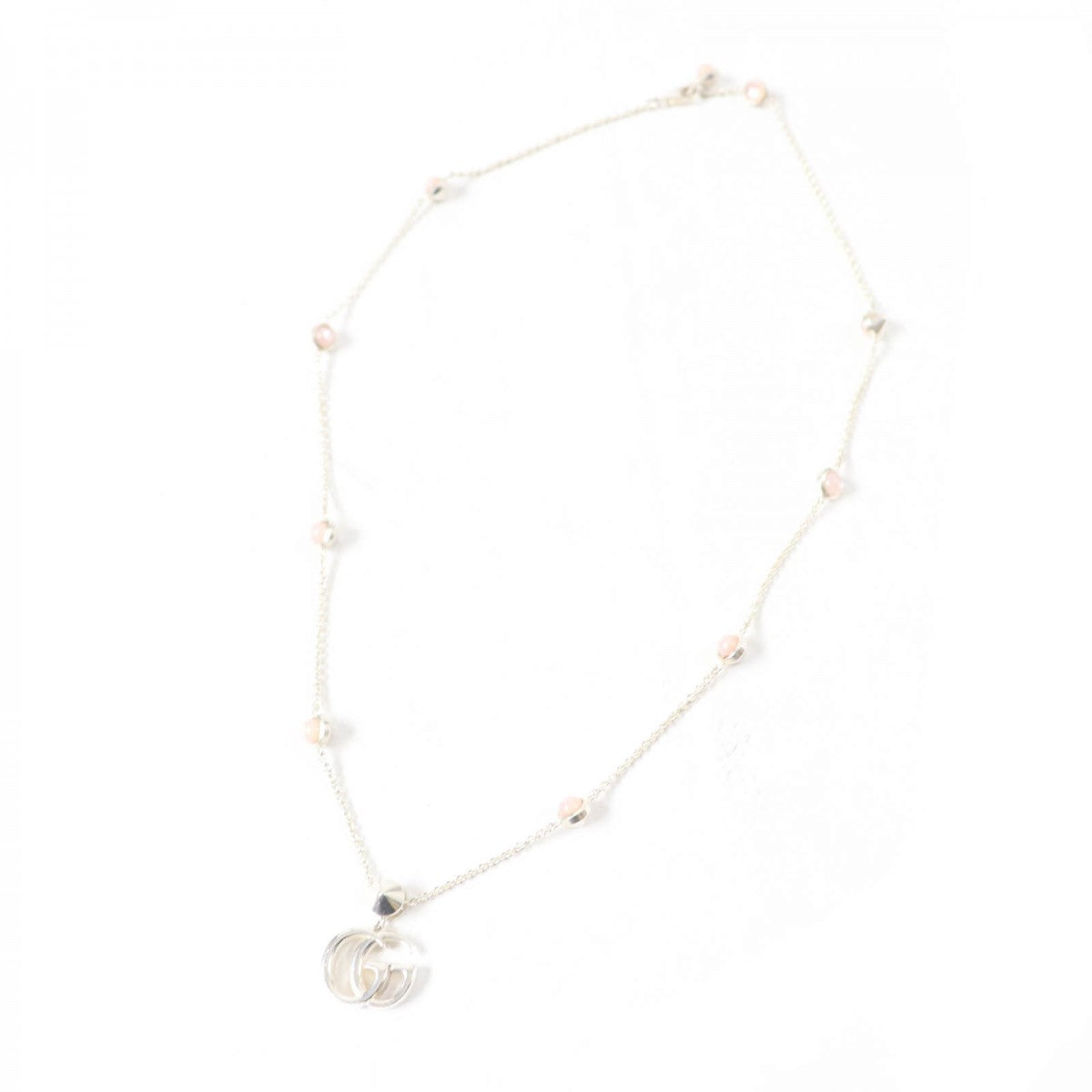 GUCCI Necklace 527399 AG925 Silver pink