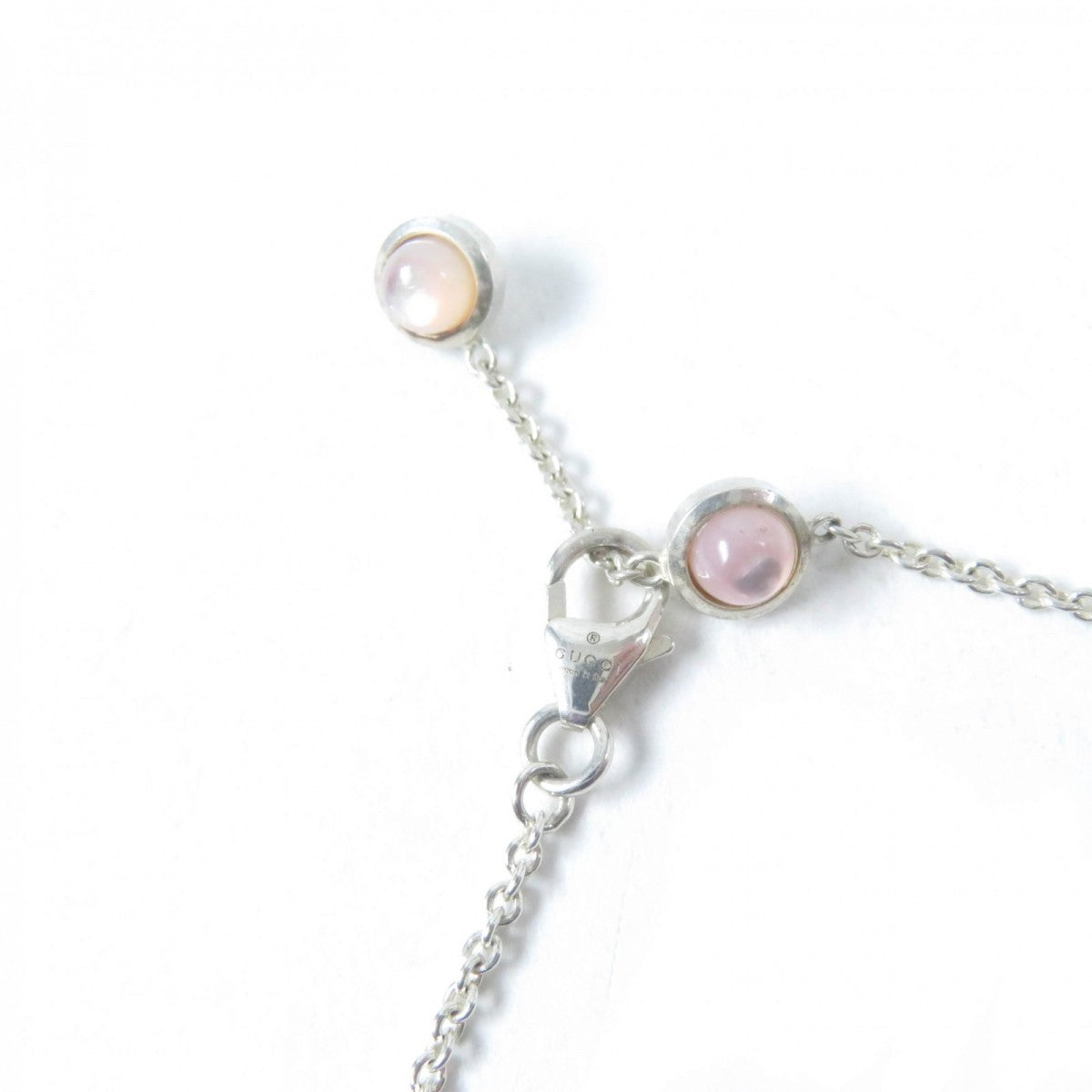 GUCCI Necklace 527399 AG925 Silver pink