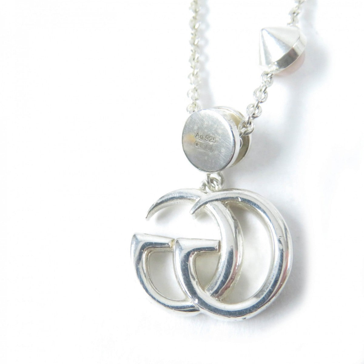 GUCCI Necklace 527399 AG925 Silver pink