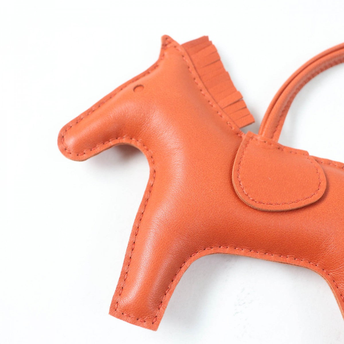 HERMES Bag charm Anyo Miro Orange Rodeo Charm GM