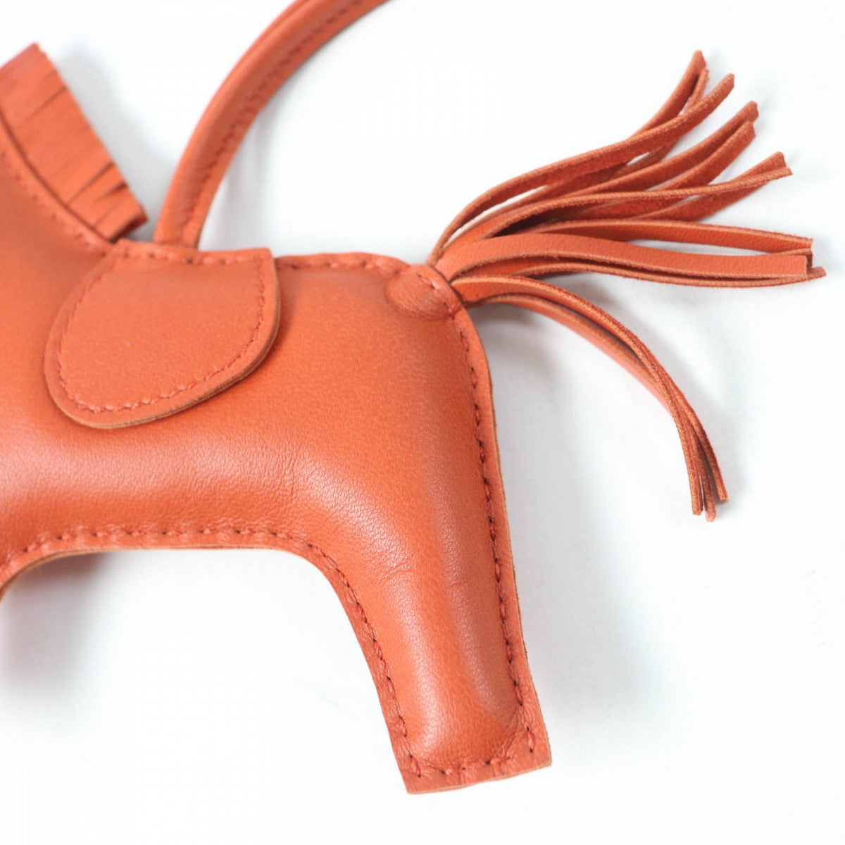 HERMES Bag charm Anyo Miro Orange Rodeo Charm GM