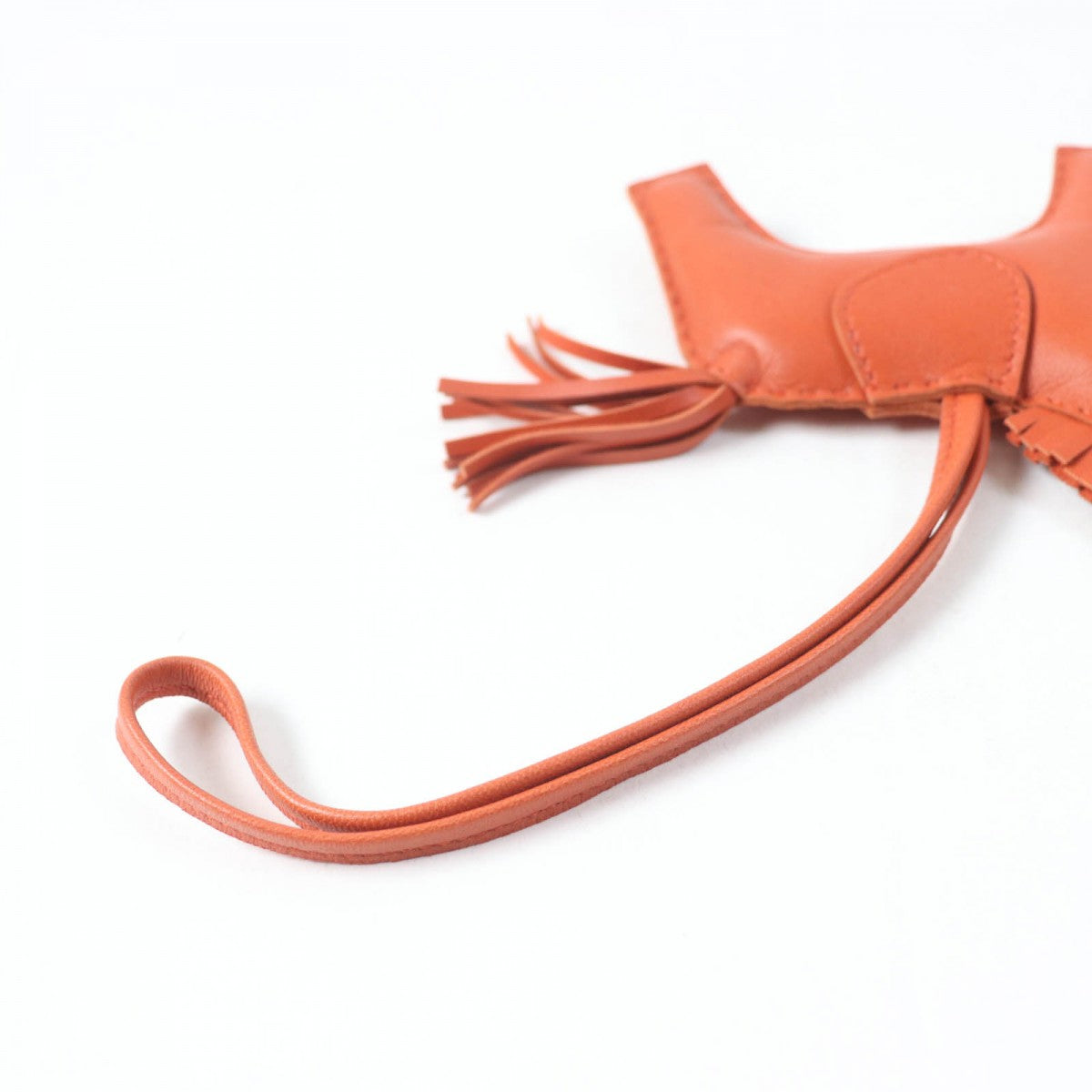 HERMES Bag charm Anyo Miro Orange Rodeo Charm GM