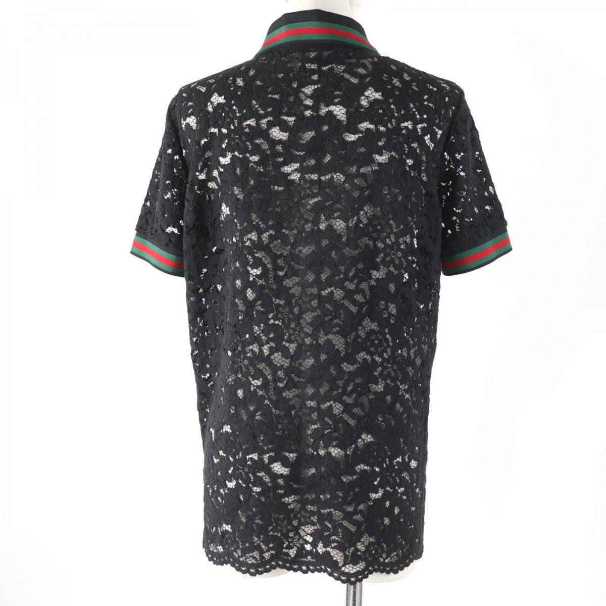 GUCCI Short sleeve polo shirt 434550 cotton black L