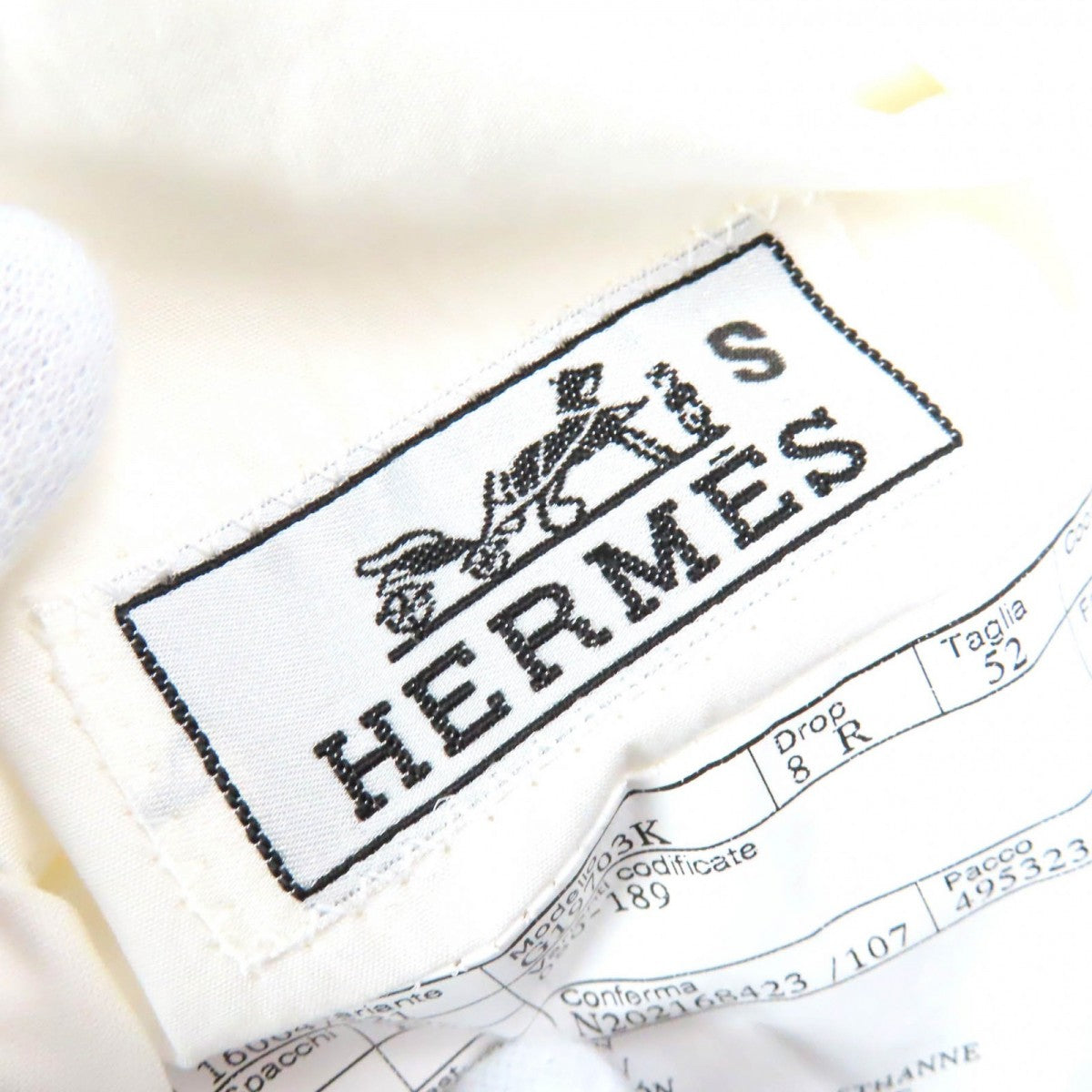 HERMES Jacket cotton White off-white 52