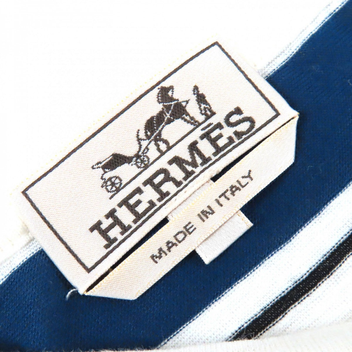 HERMES Short sleeve T-shirt linen OCEAN XL